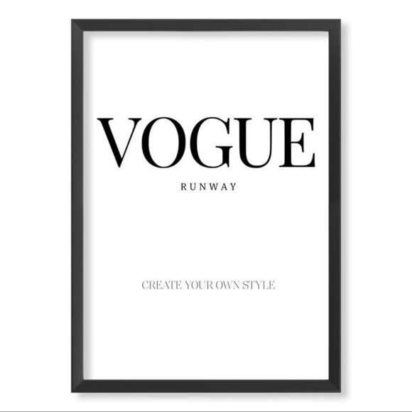 Set 3 RARE B&W Fashion Designer Quotes Gift Wall Fun Art Poster Print Picture - Picture 4 of 11